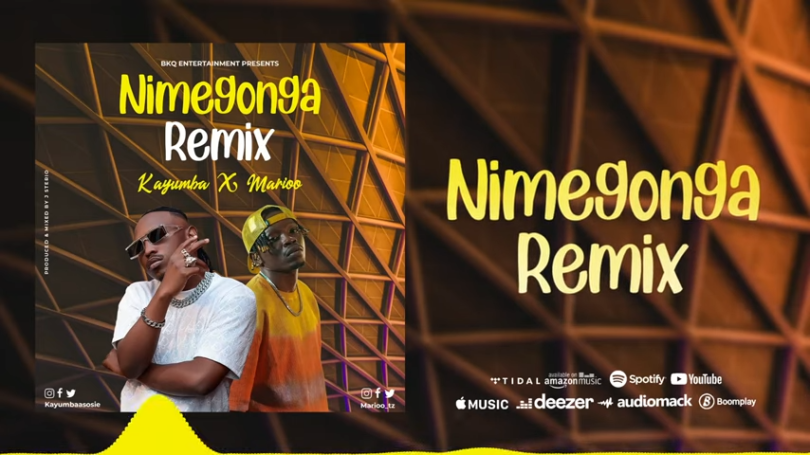 AUDIO: Kayumba Ft Marioo - Nimegonga Remix Mp3 Download