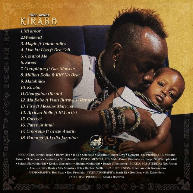 FULL ALBUM: Ykee Benda - Kirabo Mp3 Download