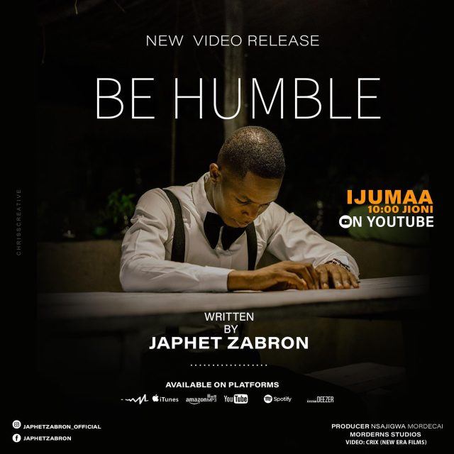 AUDIO: Japhet Zabron - Be Humble Mp3 Download