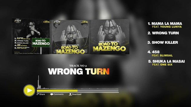 AUDIO: Moni Centrozone - Wrong Turn Mp3 Download
