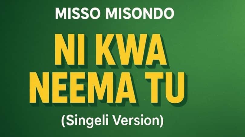 New Song Misso Misondo - Ni kwa Neema Tu | Download