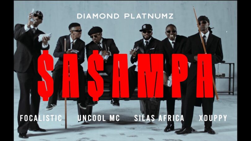 VIDEO: Diamond Platnumz Ft Focalistic X Uncool X Silas Africa X Xduppy - Sasampa Mp4 Download