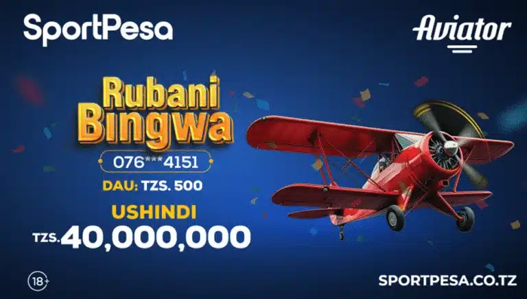 SportPesa Tanzania’s Aviator And Spin The Wheel Are turning Small Stakes Into Big Winnings