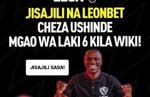 Pakua App Ya LEON Na Upate Bonasi Ya 5,000 TZS Ya Kutumia Kwenye Michezo Yote Ya Sloti Na Live Casino. GUSA HAPA KUPATA MAELEZO.