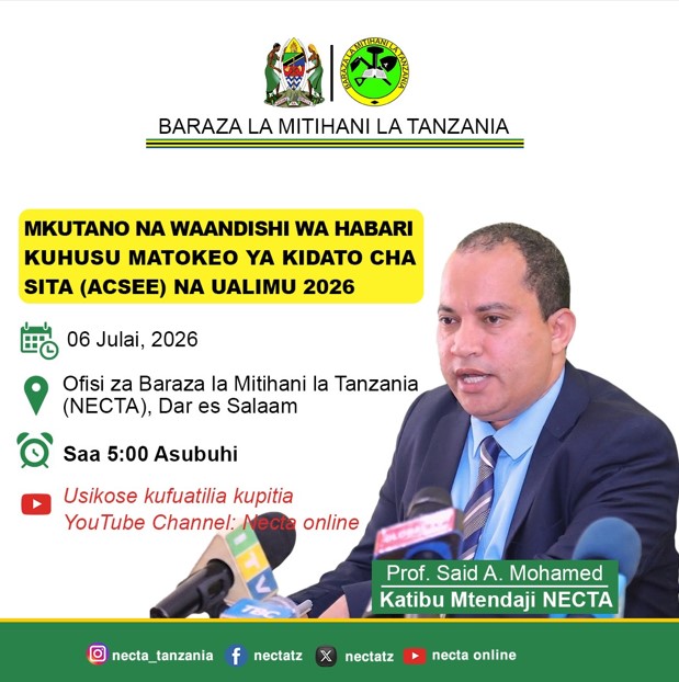 Matokeo ya Kidato cha Sita 2026/2027 (NECTA na Jinsi ya Kuangalia Matokeo)