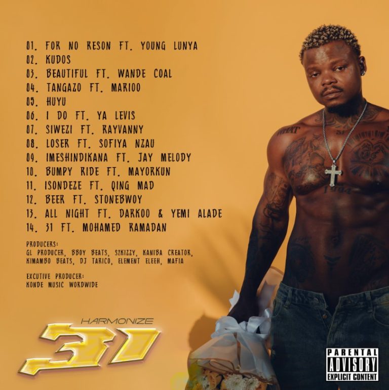 ALBUM: Harmonize – 31 Mp3 DOWNLOAD